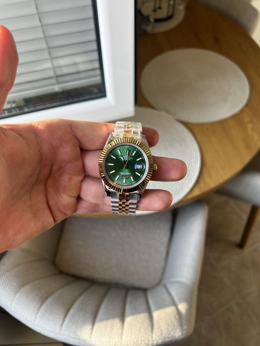 Rolex Datejust Gold And Green Dial 41 mm
