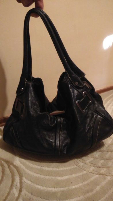 Poseta/ Geanta Francesco Biasia/Trussardi, piele naturala