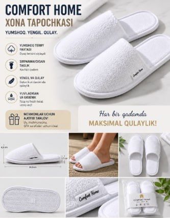 Comfort home xona tapochkasi