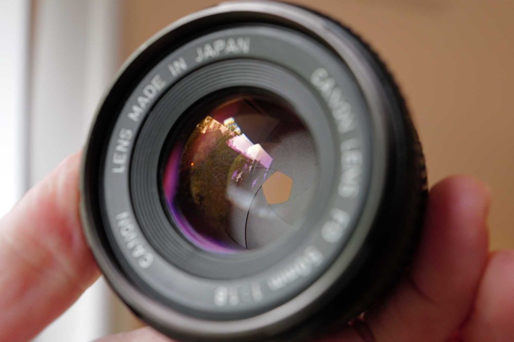 Canon new-f1 fd nfd slr + 50mm f1.8 nfd