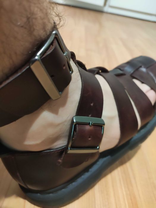 Sandale Piele Naturală Dr. Martens, Mărimea 41, Stare Foarte Bună