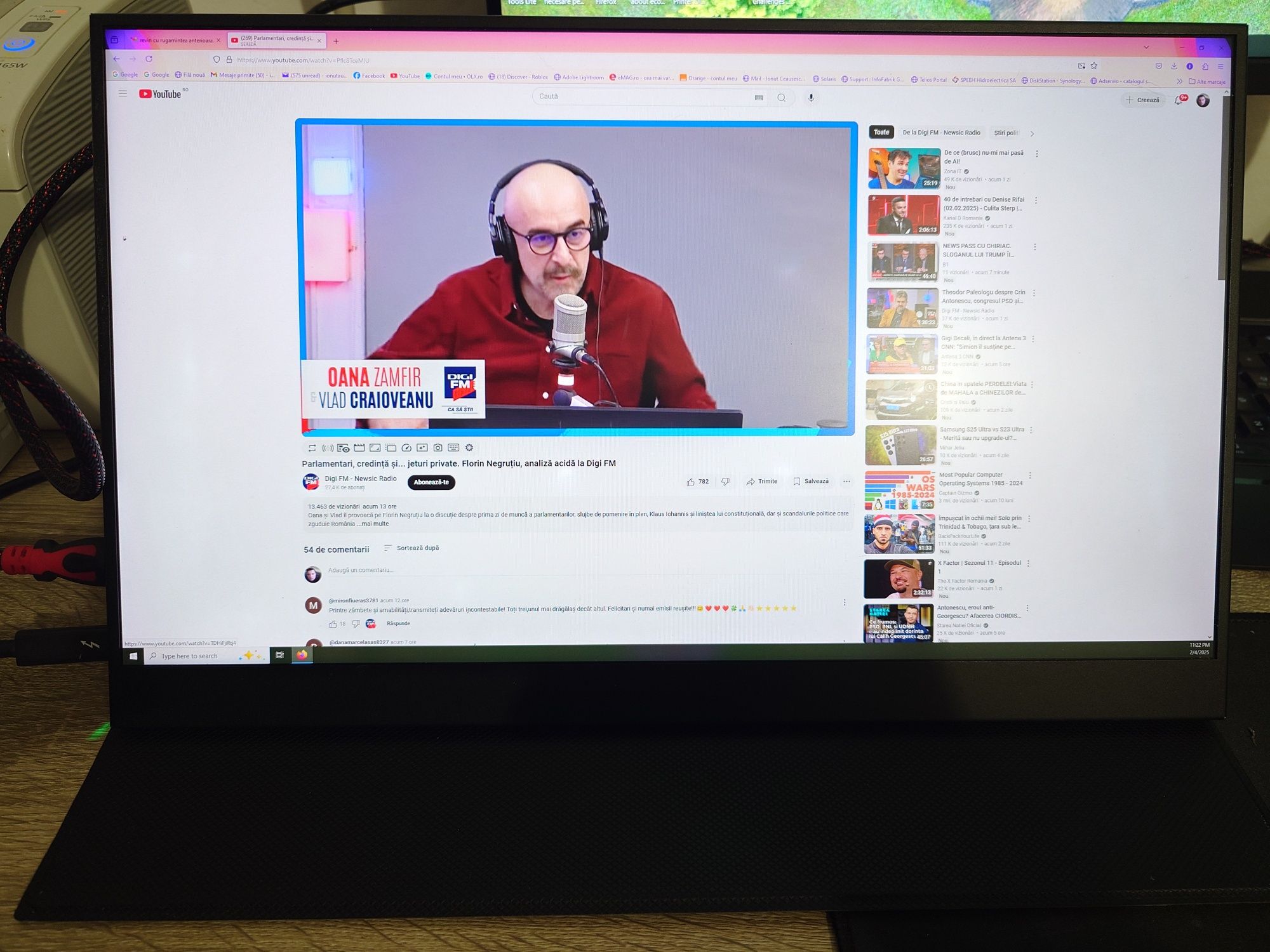 Monitor portabil RTK 2k QHD 17inch 2 usb-c, HDMI Romanesti • OLX.ro