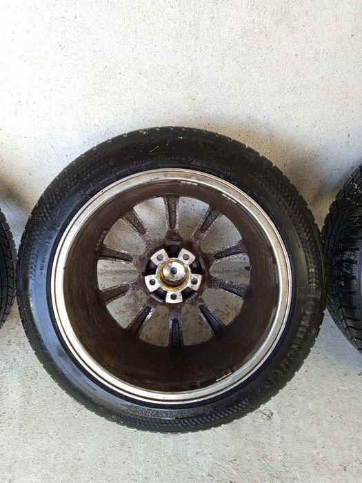 Джанти 18 5х112 с почти нови гуми