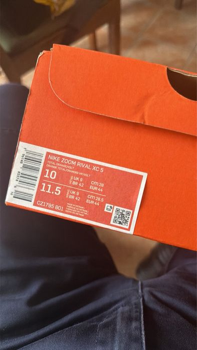 Шпайкове Nike Zoom Rival XC 44 номер 28 см стелка