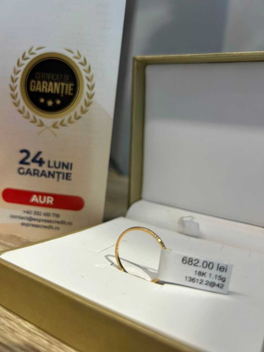 Inel Aur 18K 1.15g (AG42 B.13612.2) GARANTIE 24 LUNI