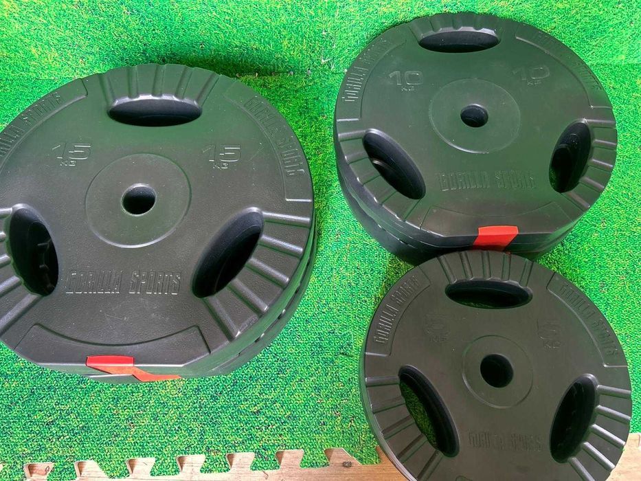 Pachet discuri grip din ciment 2x5kg 2x10kg 2x15kg 30/31mm