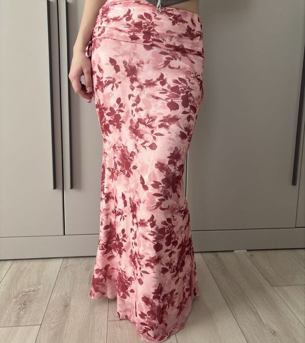 Юбка макси с цветочным принтом, 2000s