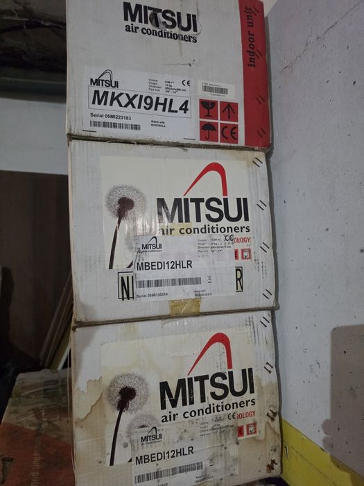 Нов мултисплит климатик MITSUI – външно тяло + 3 вътрешни тела (12 000 BTU)