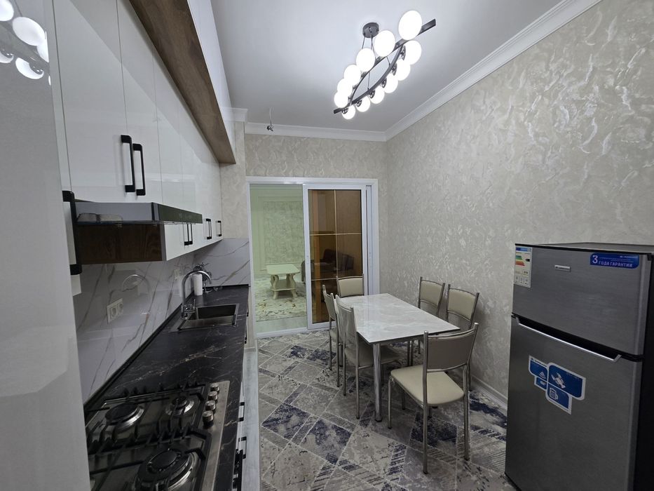 Ижарага уй 2 хона янги евро ремонт.