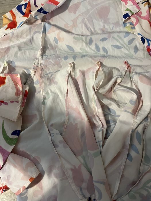 Флорална рокля тип риза