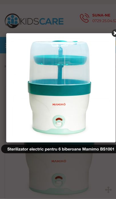 Sterilizator biberoane.