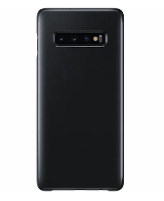 Husa de protectie Clear View pentru Samsung Galaxy S10 Black NOUA!