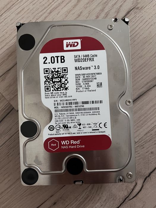 Память HDD 2T от WD RED