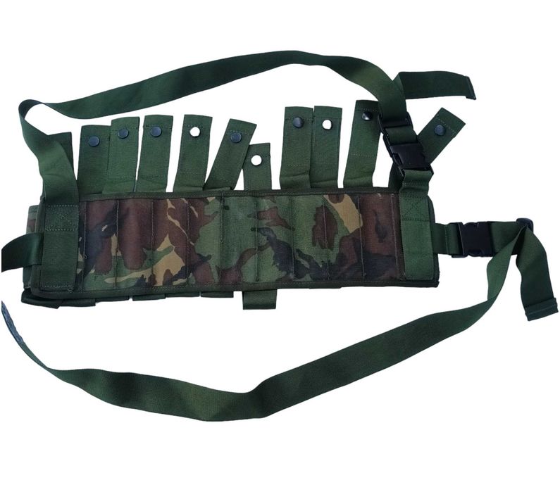 Curea tactica britanica pentru cartuse de vanatoare.  DPM BANDOLIER