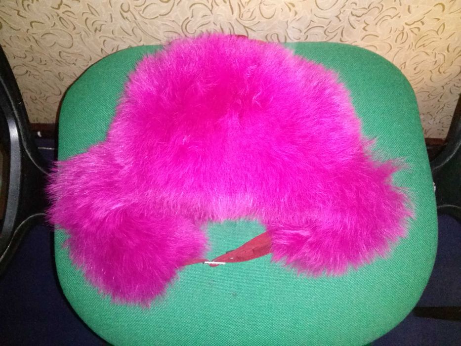 шапка песцовая детская