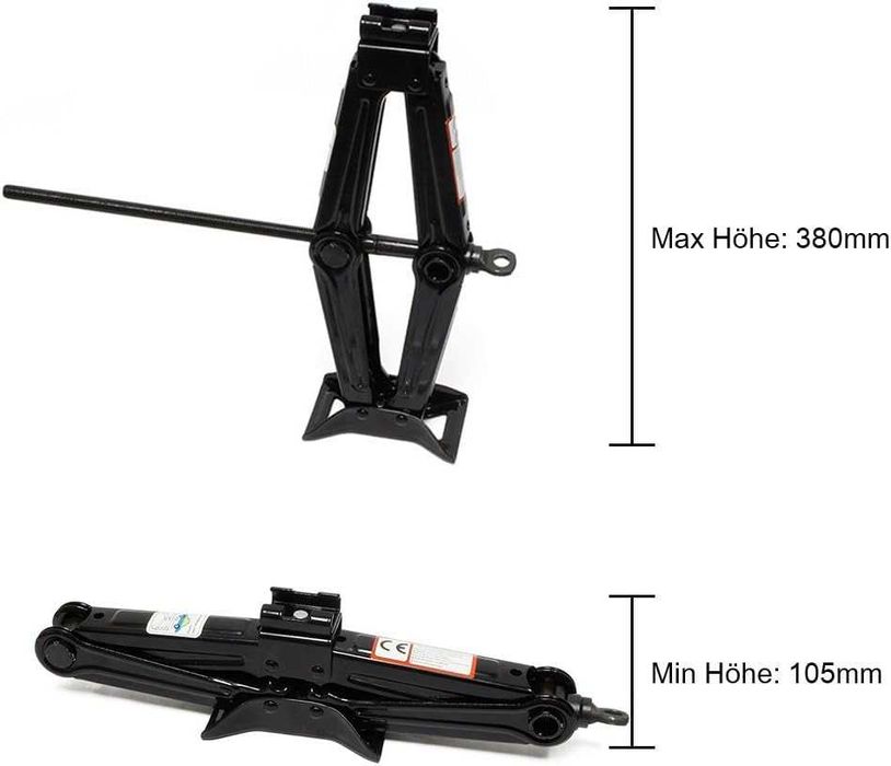 Крик Автомобилен/Механичен тип жаба - 1500 kg.