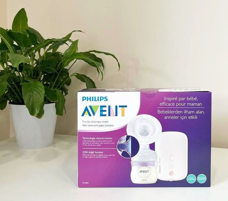 Электрический молокоотсос Avent Plus и пакеты Roxy Kids в подарок