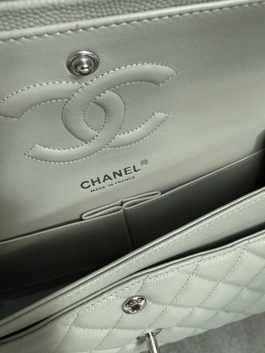 Дамска сива чанта Chanel