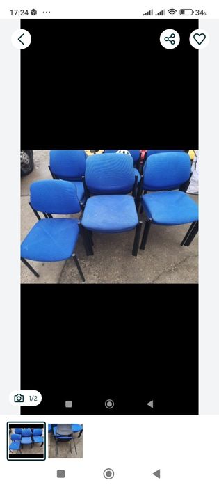 Scaune solide metalice