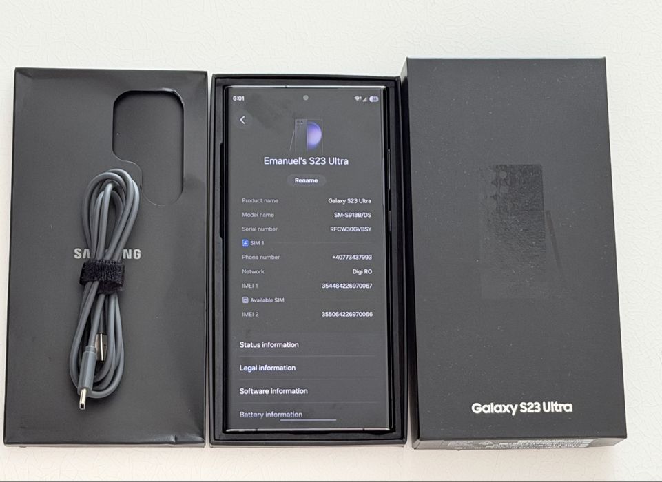 Samsung Galaxy S23 Ultra 512GB 12Gb Ram Dual Sim La cutie