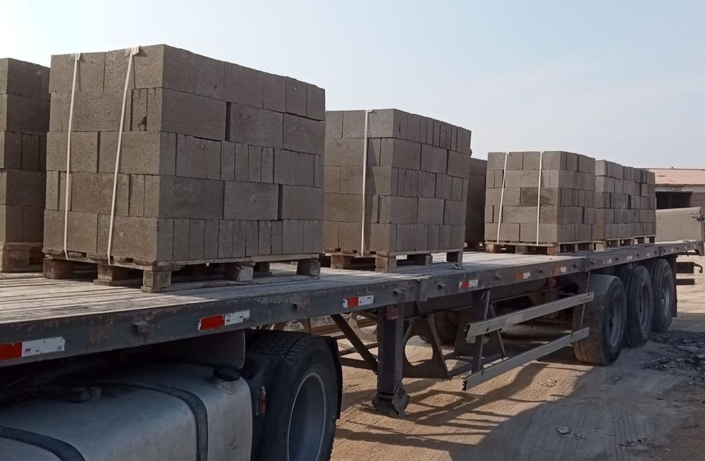 Пескоблоки в большом объеме