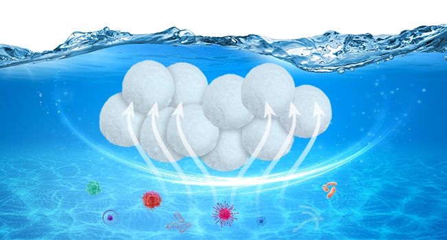 Филтърни топки за басейн, 700g. Филтър за пясъчни помпи