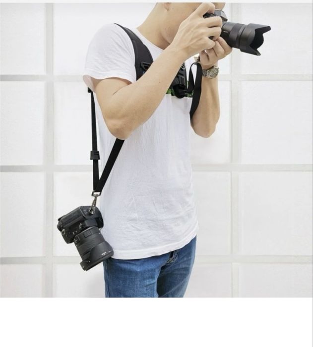 Двоен ремък/страп за фотоапарат