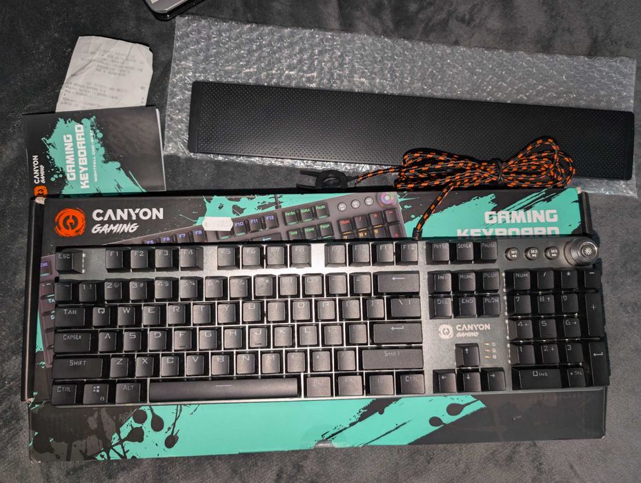 Механична геймърска клавиатура Canyon Nightfall GK-7 (НОВА + Гаранция)