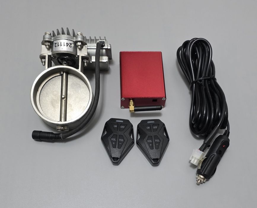 Clapeta Evacuare Electrica Inox  – Sunet Reglabil cu Telecomanda,