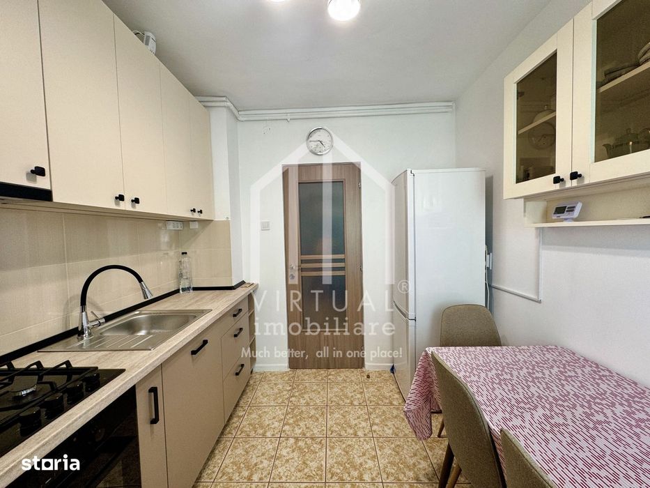 Apartament cu 3 camere, 56mp utili + balcon, etaj 3/4, Vasile Aaron