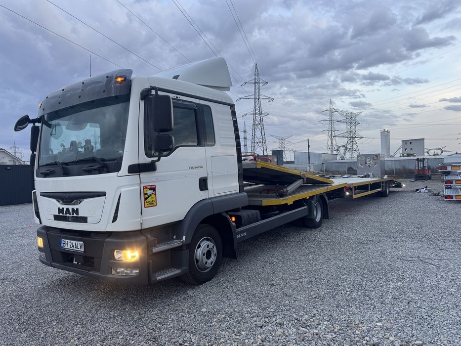 Man TGL transportor / trailer/ 4 pozitii
