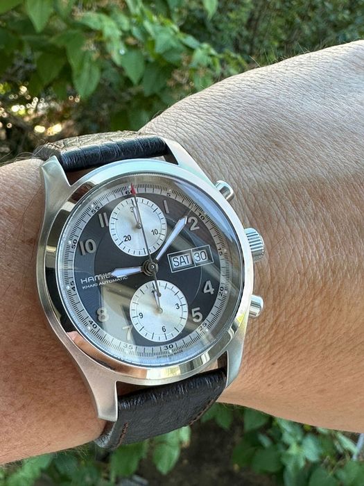 Vand ceas Hamilton Chronograph automatic, Day-date, 42mm, impecabil!