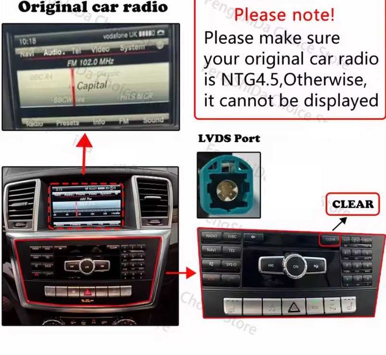 Мултимедия за Mercedes Benz ML GL W166 X166 навигация Android 2DIN