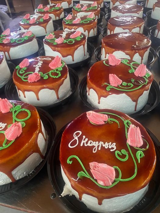 торт оптом медовый, бисквит