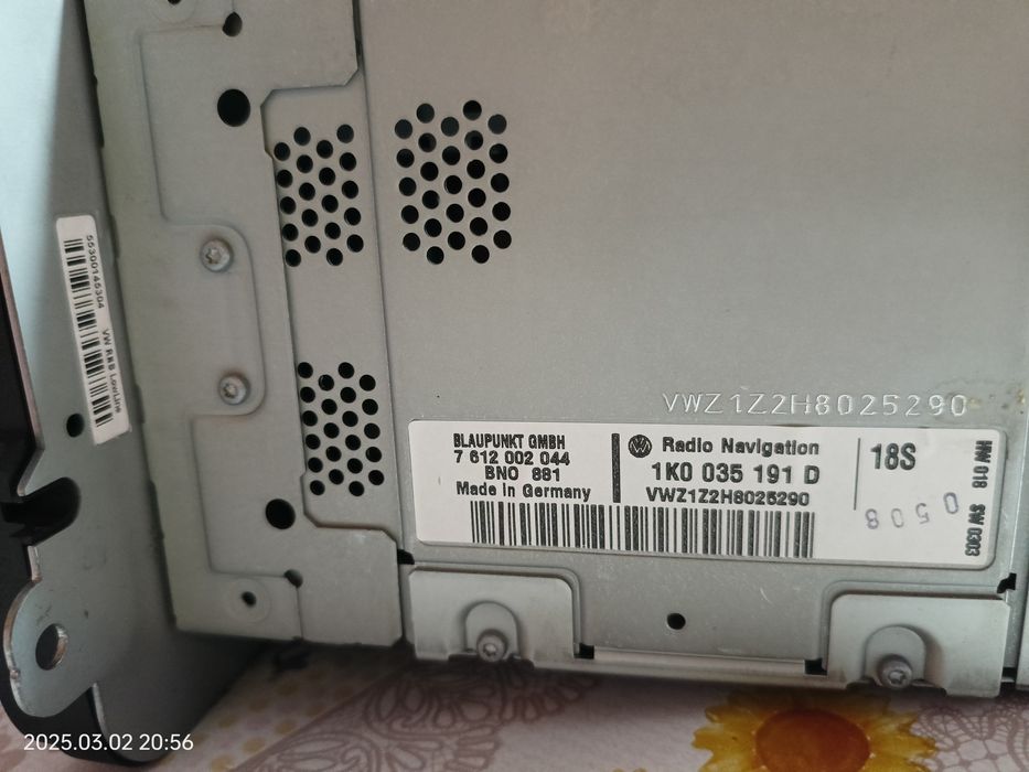 Navigație Audi A3 8P, Navigație VV CC in stare noua fara urme de uzura