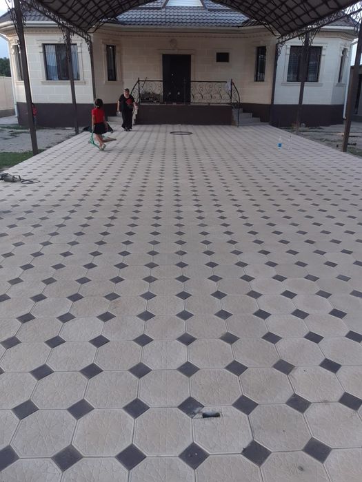 Укладка брусчатка