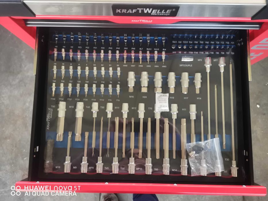 Dulap scule profesionale NOU  7 sertare KRAFTWELLE 05