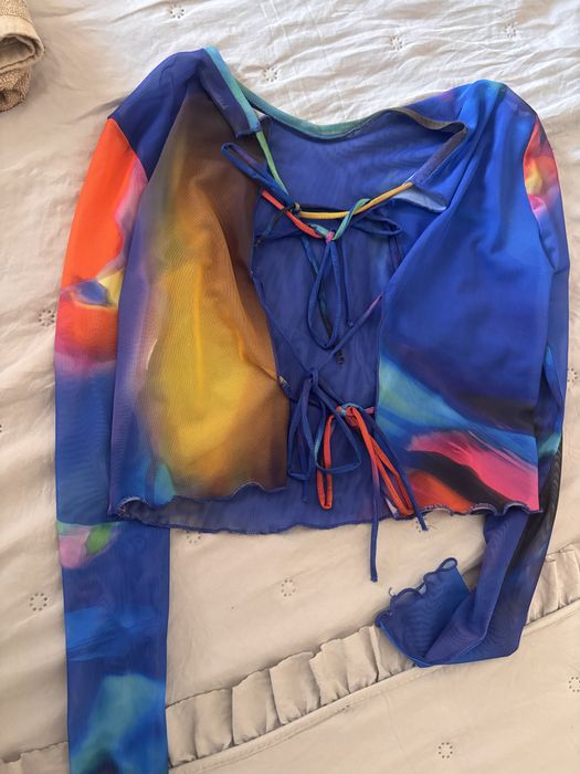Блуза от тюл Zara S
