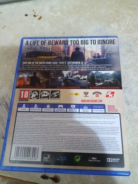 Joc pentru PS 4 Mafia