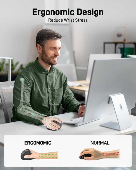 Безжична ергономична мишка Acer