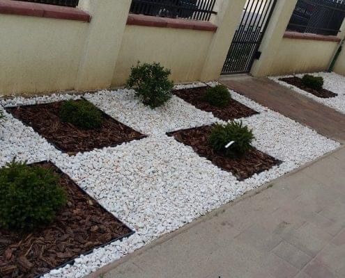 Pietris decorativ pentru gradina
