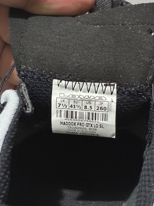 Маратонки Lowa Maddox Pro GTX Lo SL Gore-Tex 41.5