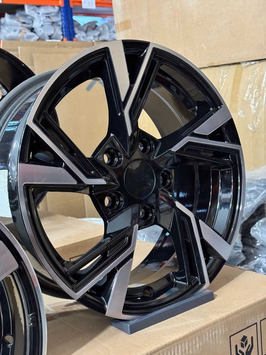 Jante Aliaj EMR Wheels DY825 - 5x112 15 Black Diamond Golf A3 A4 Leon