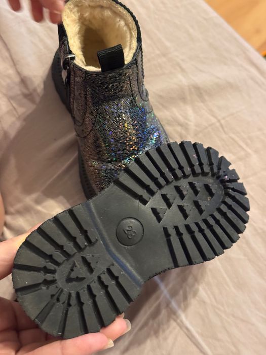 Ghete toamnă-primăvară cu căptușeală, mărimea 23