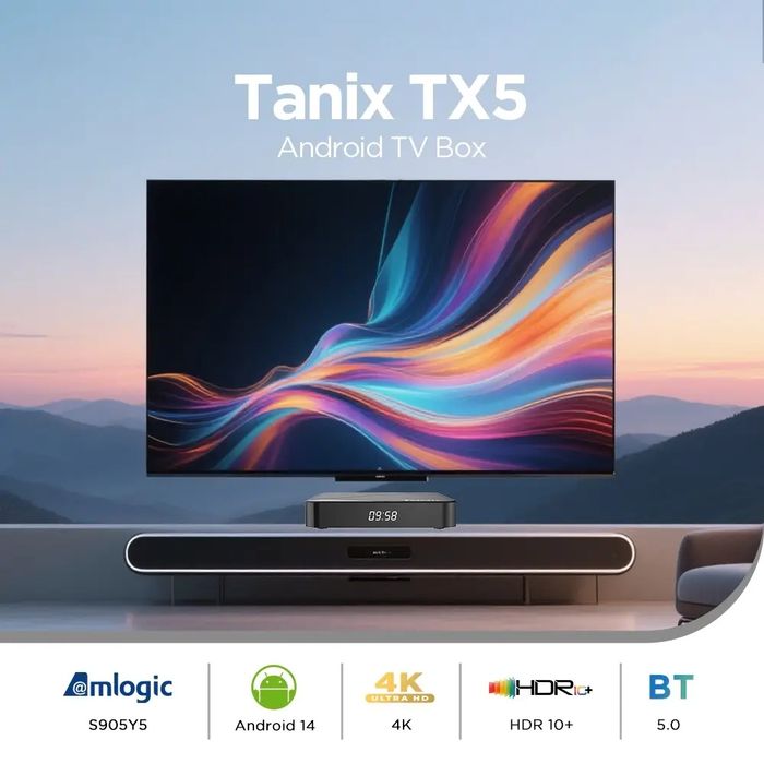 TANIX TX5 Качественный Бокс+прошивка slimbox+каналы