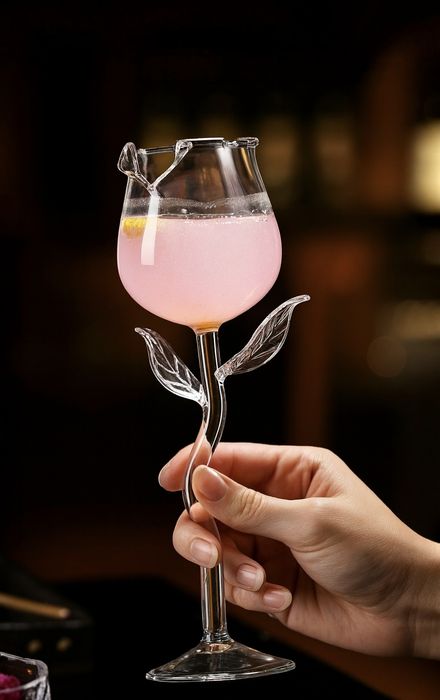 Чаша „Роза"  - перфектна за коктейли и вино