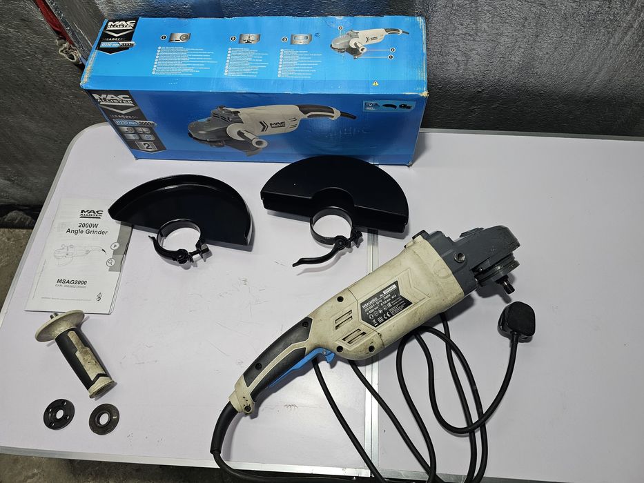 Polizor unghiular, 2000 W, 230 mm, 6500 rpm • Mac