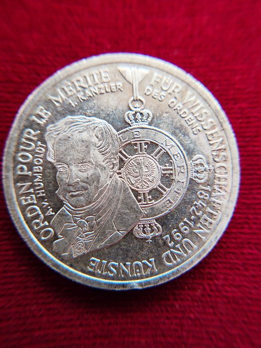 Юбилейна сребърна монета – Германия 1992, Орден „Pour le Mérite“