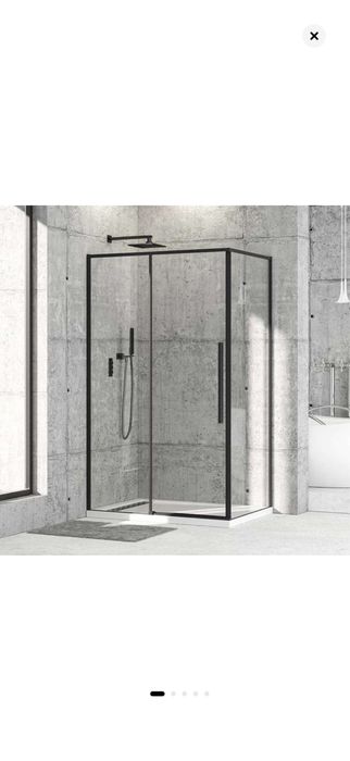 Cabina de dus dreprunghiulara 80x120x196