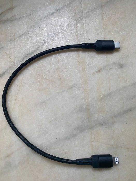 Cablu MFI lungime 30cm USB-C-lightning (mufa Iphone) suporta 30W